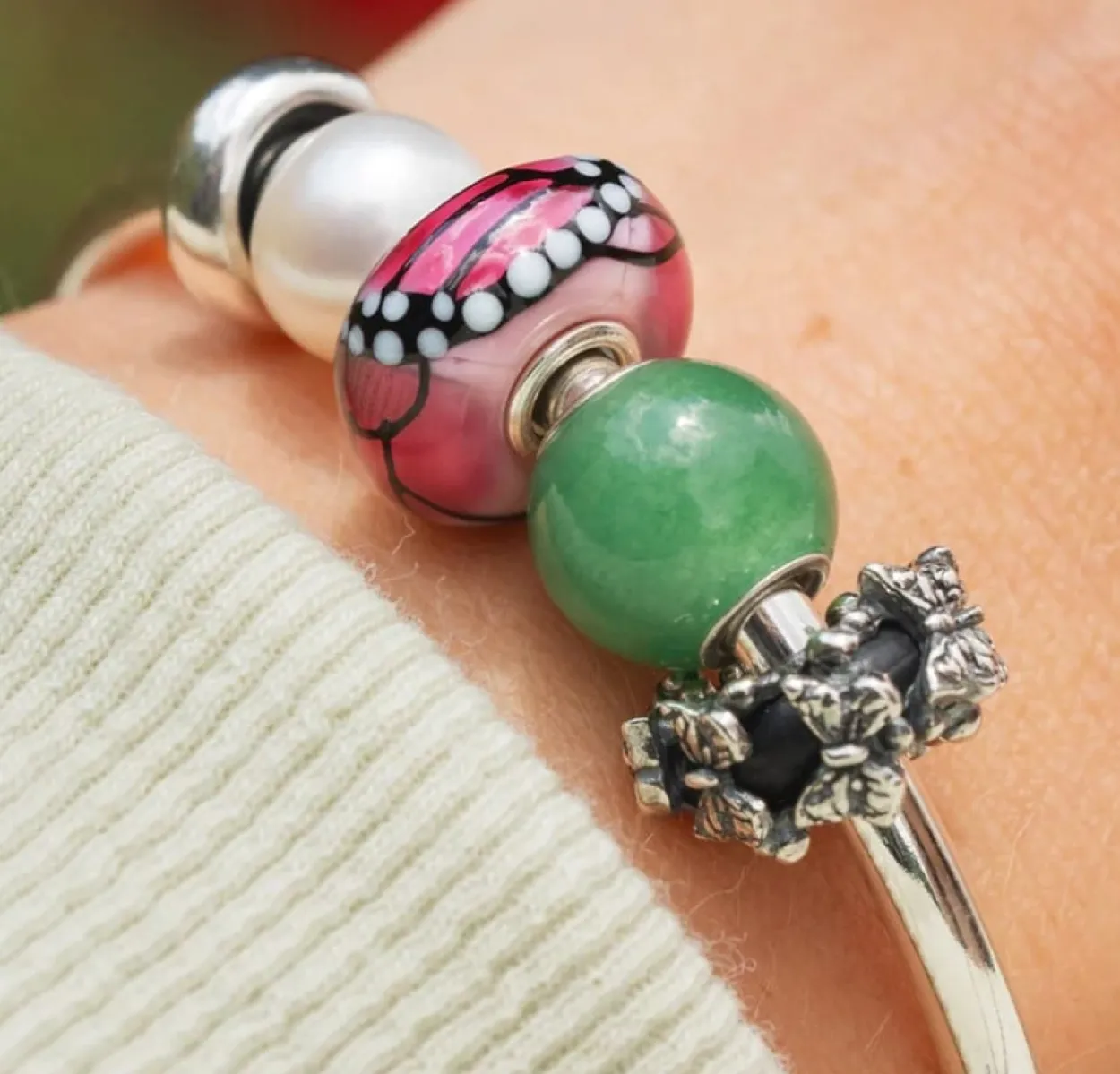 TROLLBEADS GLASKUGLE VINGER AF PASSION -TGLBE-20374