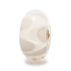 TROLLBEADS 'HVIDE PAPIRFOLDER' GLAS KUGLE - TGLBE-10124
