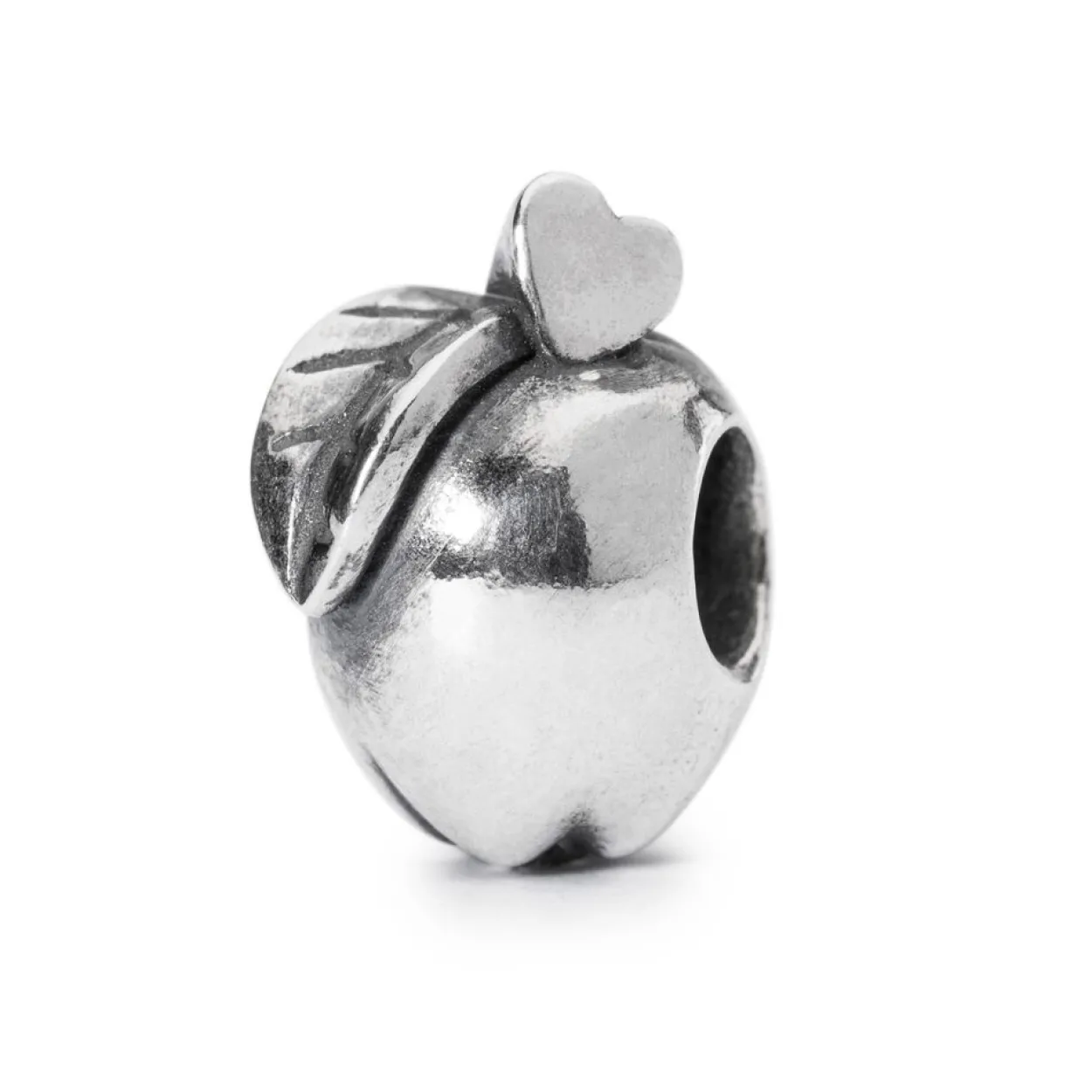 TROLLBEADS 'KUNDSKABENS ÆBLE' SØLV KUGLE - TAGBE-20059