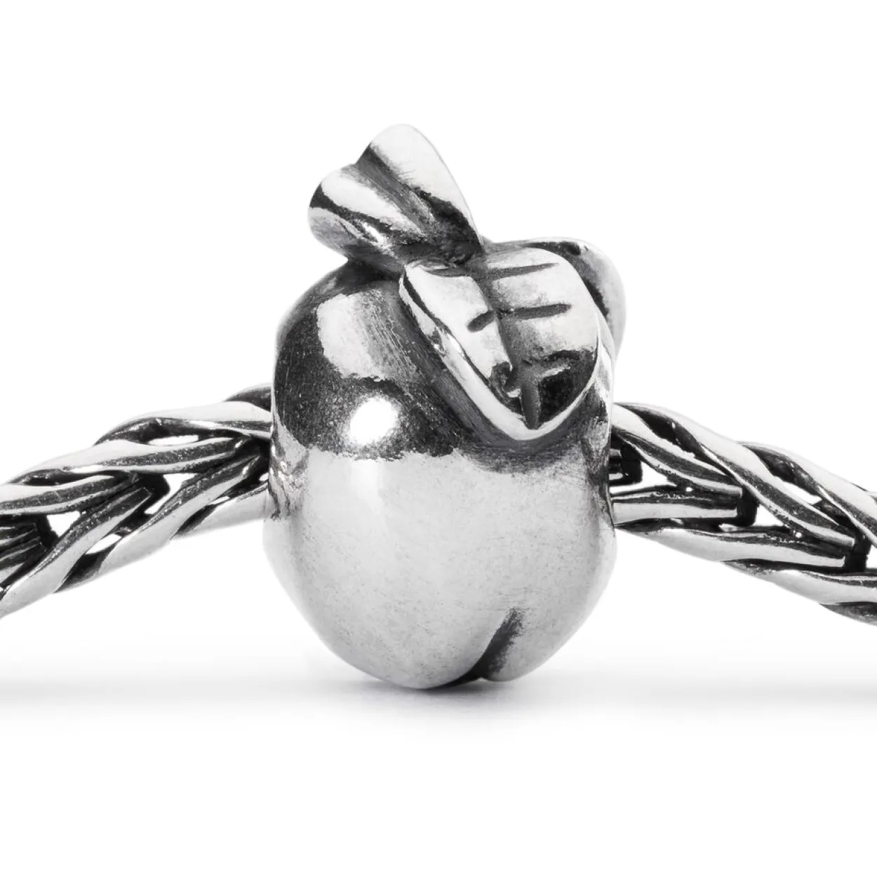 TROLLBEADS 'KUNDSKABENS ÆBLE' SØLV KUGLE - TAGBE-20059