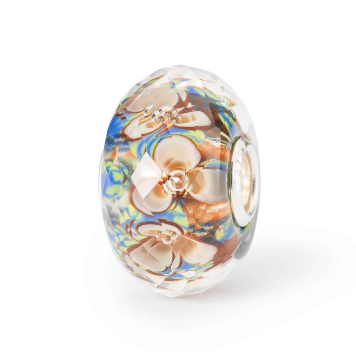 TROLLBEADS VILDE BLOMSTER GLAS KUGLE - TGLBE-30091